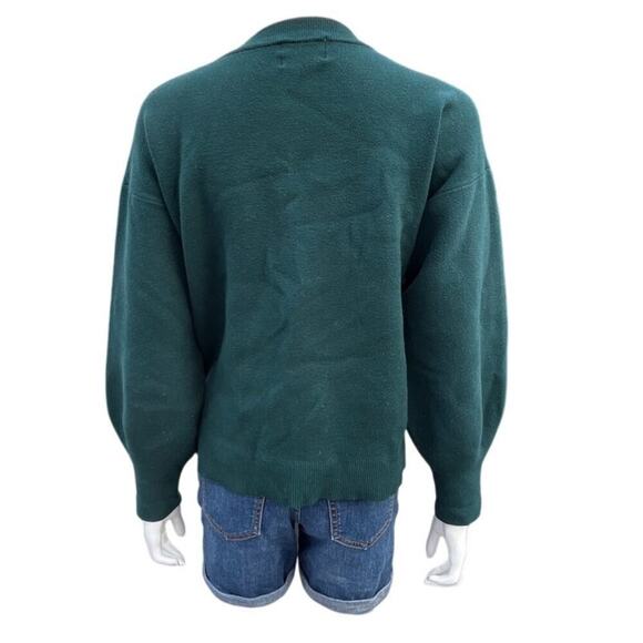 All:Row Womens Green Long Sleeve Sweatshirt Size Medium - Picture 4 of 11